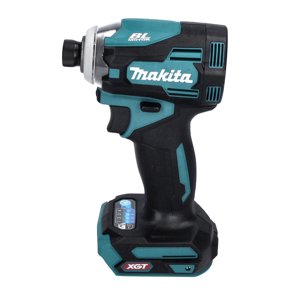 Makita TD 001 GM201X Akku Schlagschrauber 40 V max. 220 Nm 1/4" XGT Brushless + 2x Akku 4,0 Ah + Ladegerät + Makbox