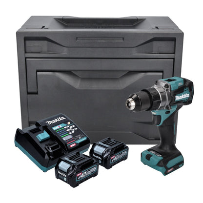 Makita DF 001 GD201X Akku Bohrschrauber 40 V max. 140 Nm XGT Brushless + 2x Akku 2,5 Ah + Ladegerät + Makbox