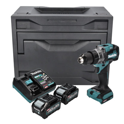 Makita DF 001 GM201X perceuse-visseuse sans fil 40 V max. 140 Nm XGT Brushless + 2x batterie 4,0 Ah + chargeur + Makbox