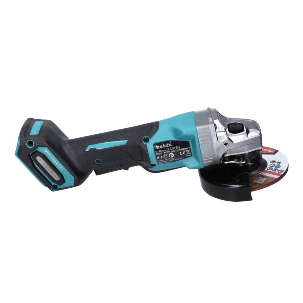 Makita GA 016 GZ01X Akku Winkelschleifer 40 V max. 125 mm Brushless  XGT + Makbox - ohne Akku, ohne Ladegerät