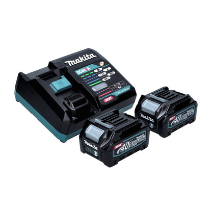 Makita GA 008 GD201X Akku Winkelschleifer 40 V max. 125 mm Brushless  XGT + 2x Akku 2,5 Ah + Ladegerät + Makbox