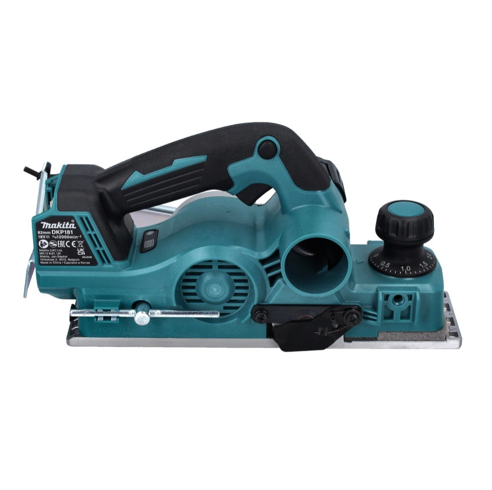 Makita DKP 181 ZX Akku Hobel Falzhobel 82 mm 18 V Brushless + Makbox - ohne Akku, ohne Ladegerät