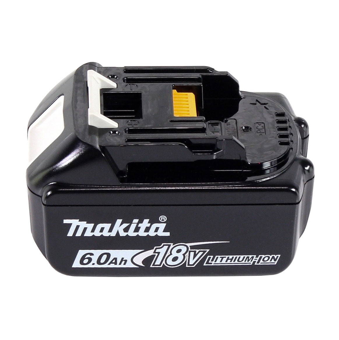 Makita DBO 380 G1J Ponceuse orbitale sur batterie 18 V 93 x 185 mm sans balais + 1x batterie 6,0 Ah + Makpac - sans chargeur