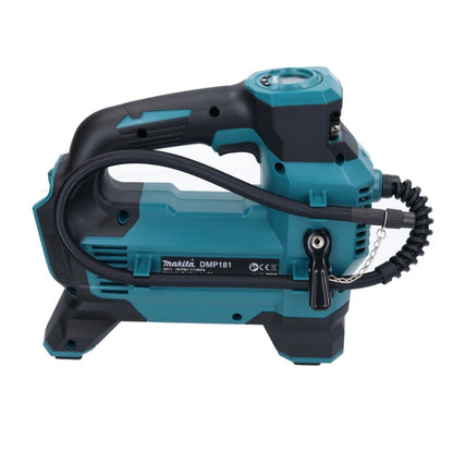 Makita DMP 181 RA Akku Kompressor 18 V 11,1 bar + 2x Akku 2,0 Ah + Ladegerät