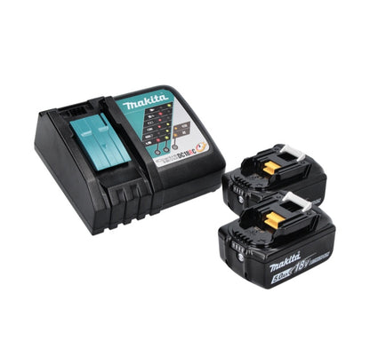 Compresseur sur batterie Makita DMP 181 RTJ 18 V 11,1 bar + 2x batteries 5,0 Ah + chargeur + Makpac