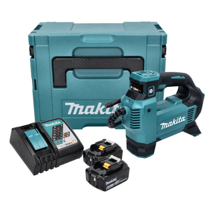 Compresseur sur batterie Makita DMP 181 RGJ 18 V 11,1 bar + 2x batteries 6,0 Ah + chargeur + Makpac