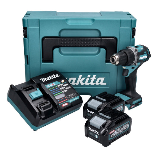 Makita DF 002 GM201 Akku Bohrschrauber 40 V max. 64 Nm Brushless XGT + 2x Akku 4,0 Ah + Ladegerät + Makpac