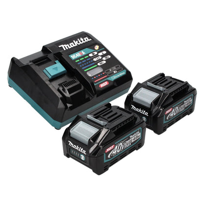 Makita GA 023 GM201 Akku Winkelschleifer 40 V max. 125 mm Brushless XGT + 2x Akku 4,0 Ah + Ladegerät + Makpac