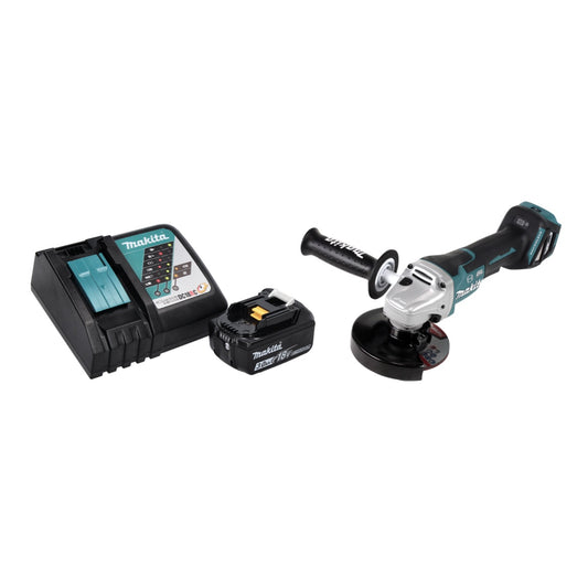 Makita DGA 517 RF1 Meuleuse d'angle sur batterie 18 V 125 mm sans balais + 1x batterie 3,0 Ah + chargeur