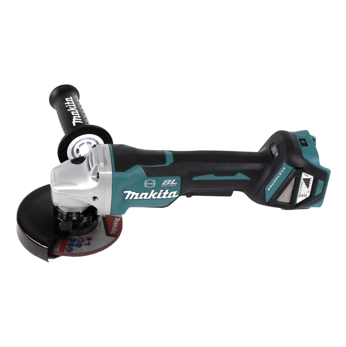 Makita DGA 517 RT Akku Winkelschleifer 18 V 125 mm Brushless + 2x Akku 5,0 Ah + Ladegerät