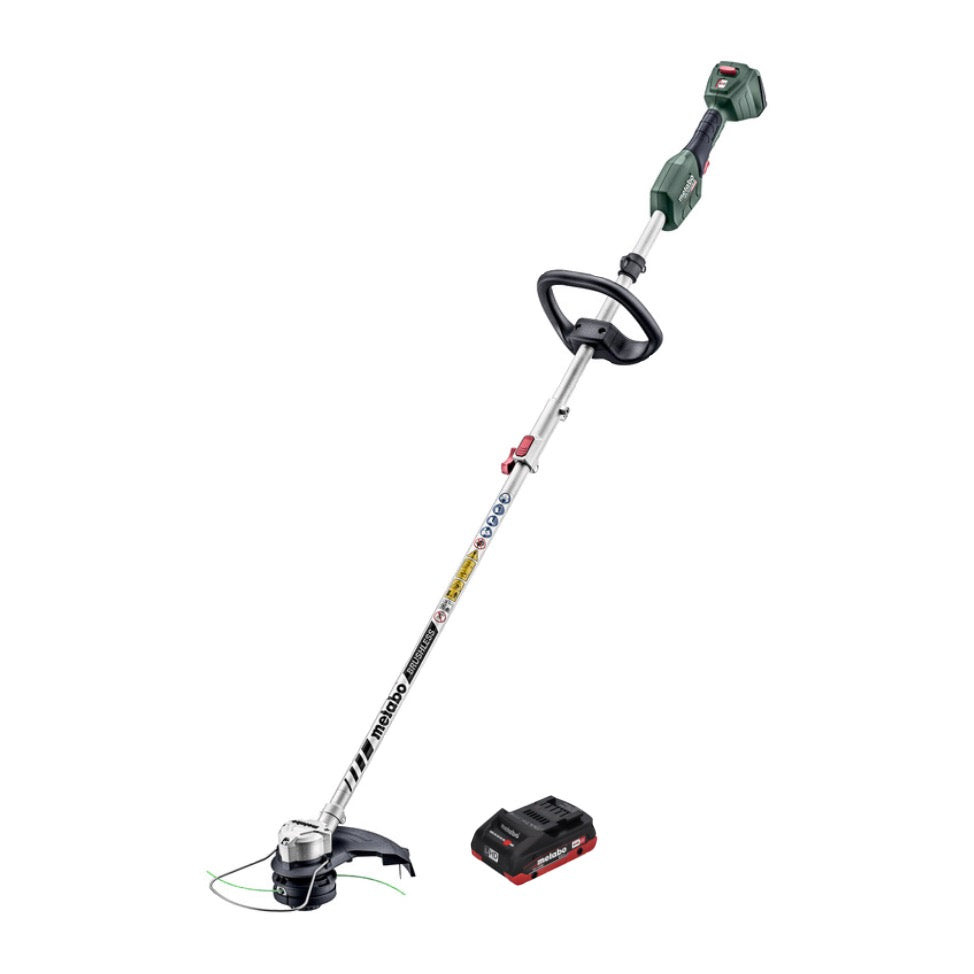 Coupe-herbe à batterie Metabo RTD 18 LTX BL 30 18 V 30 cm sans balais + 1x batterie 4,0 Ah - sans chargeur