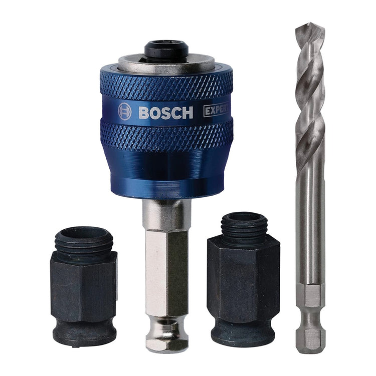 Bosch Power Change Plus Starter Kit 7,15 x 85 mm HSS-G Bohrer Sechskantaufnahme ( 2608599010 ) Multimaterial Carbide