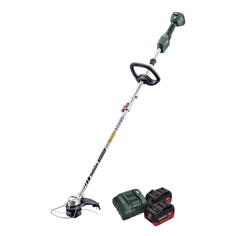 Metabo RTD 18 LTX BL 30 Akku Rasentrimmer 18 V 30 cm Brushless + 2x Akku 10,0 Ah + Ladegerät