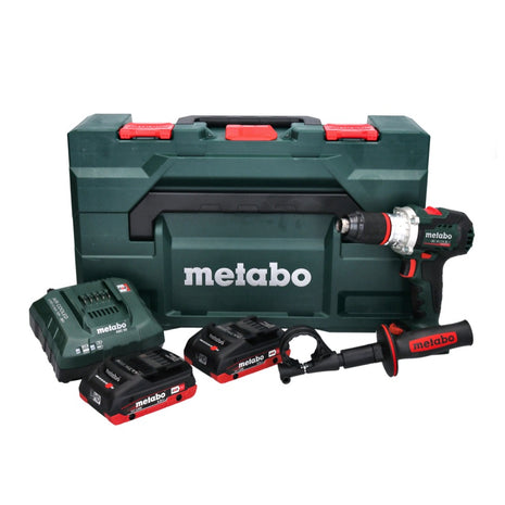 Metabo BS 18 LTX BL I Akku Bohrschrauber 18 V 130 Nm + 2x Akku 4,0 Ah + Ladegerät + metaBOX - Toolbrothers