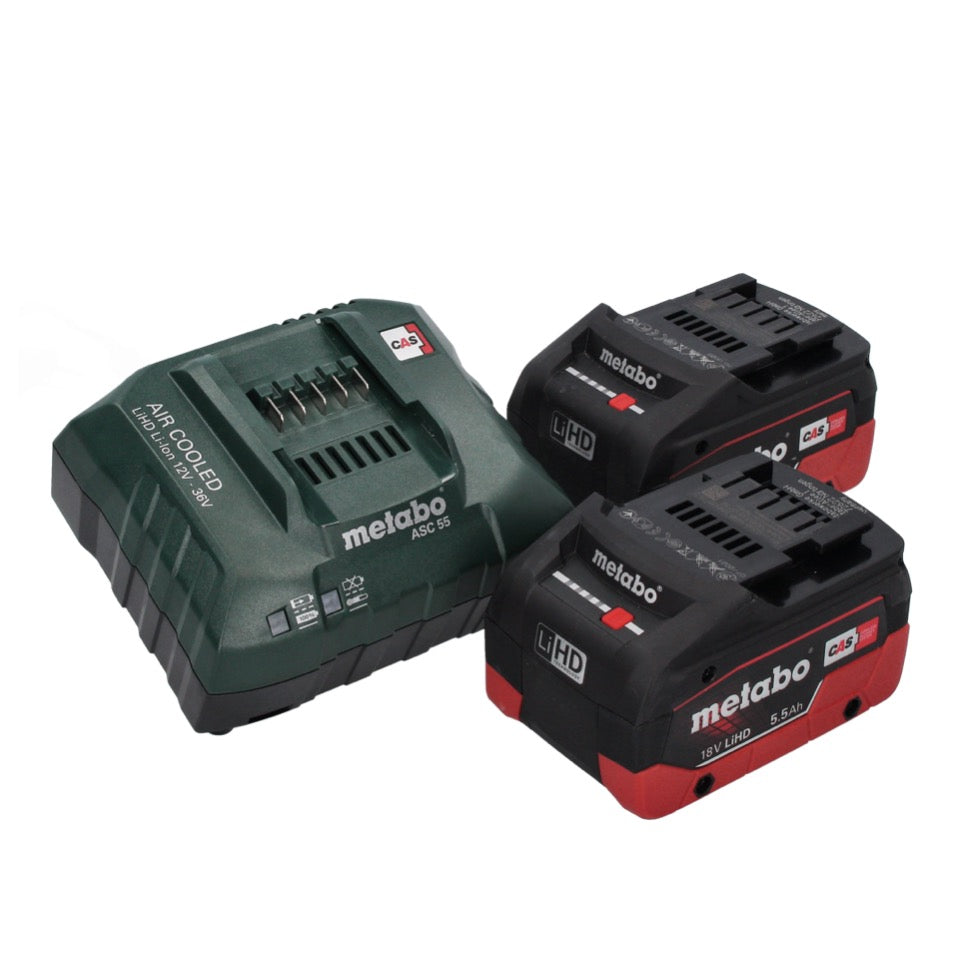 Metabo FSB 36-18 LTX BL 40 Akku Freischneider 36 V ( 2x 18 V ) Zweihandgriff Brushless + 2x Akku 5,5 Ah + Ladegerät