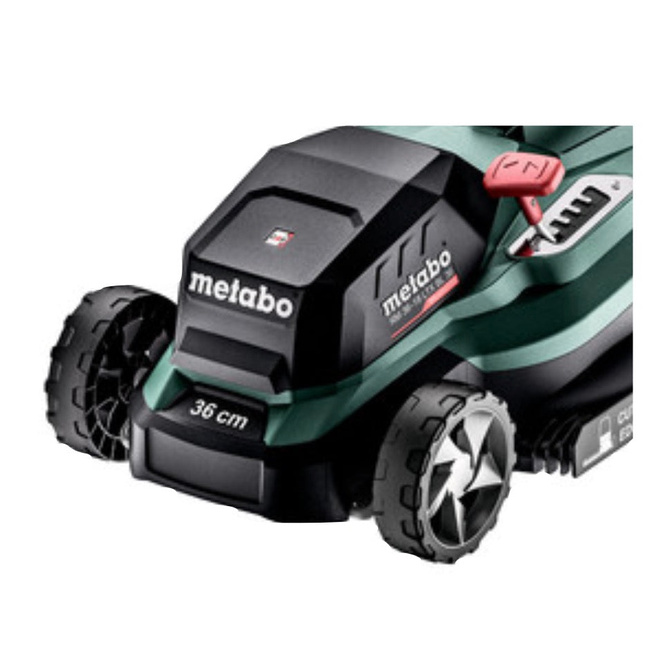 Metabo RM 36-18 LTX BL 36 Akku Rasenmäher 36 V ( 2x 18 V ) LTX Brushless + 2x Akku 5,5 Ah - ohne Ladegerät - Toolbrothers