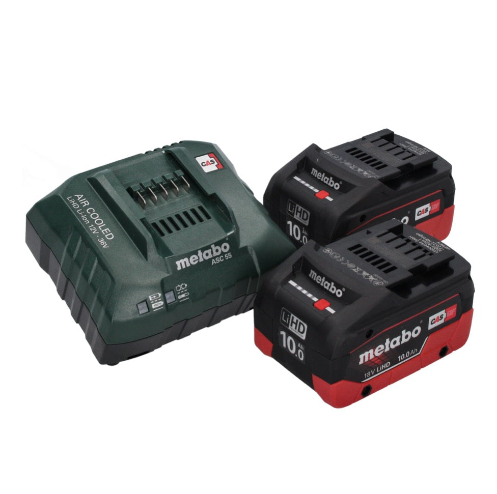 Metabo RM 36-18 LTX BL 36 Akku Rasenmäher 36 V ( 2x 18 V ) LTX Brushless + 2x Akku 10,0 Ah + Ladegerät - Toolbrothers