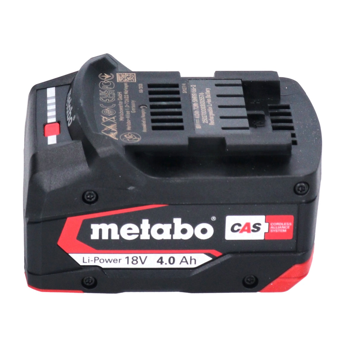 Kit de base Metabo 2x batterie Li-Power 18 V 4,0 Ah CAS Li-Ion (2x 625027000) + chargeur ASC 55 (627044000)