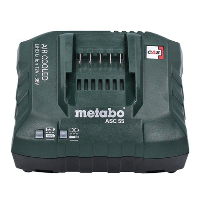 Metabo Basis Set 4x Li-Power Akkupack 18 V 4,0 Ah CAS Li-Ion Akku ( 4x 625027000 ) + ASC 55 Ladegerät ( 627044000 )