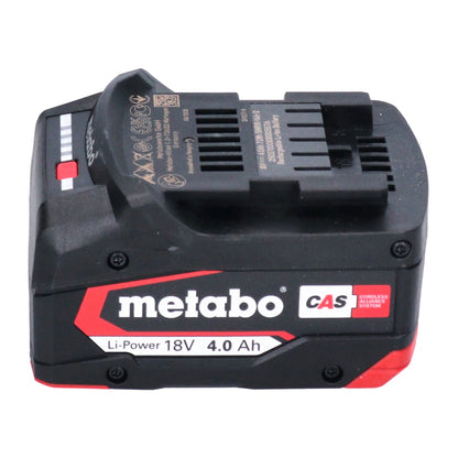 Metabo Basis Set 2x Li-Power Akkupack 18 V 4,0 Ah CAS Li-Ion Akku ( 2x 625027000 ) + ASC 145 DUO Doppel Schnell Ladegerät ( ‭627495000 )