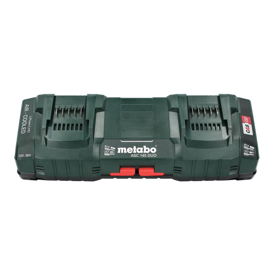 Metabo Basis Set 2x Li-Power Akkupack 18 V 4,0 Ah CAS Li-Ion Akku ( 2x 625027000 ) + ASC 145 DUO Doppel Schnell Ladegerät ( ‭627495000 )