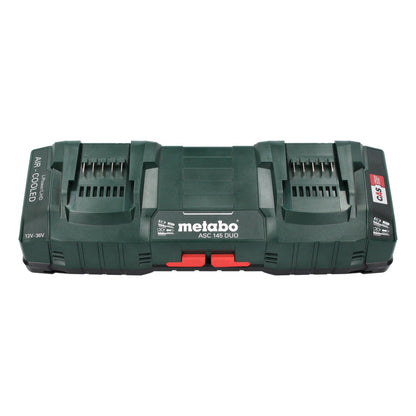 Metabo Basis Set 4x Li-Power Akkupack 18 V 4,0 Ah CAS Li-Ion Akku ( 4x 625027000 ) + ASC 145 DUO Doppel Schnell Ladegerät ( ‭627495000 )