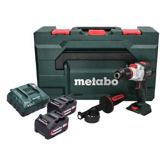 Metabo SB 18 LTX BL I Akku Schlagbohrschrauber 18 V 130 Nm Brushless ( 602360500 ) + 2x Akku 4,0 Ah + Ladegerät + metaBOX