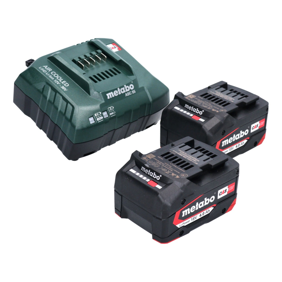 Visseuse à chocs sans fil Metabo SSW 18 LTX 400 BL 18 V 400 Nm 1/2" (602205500) sans balais + 2x batterie 4,0 Ah + chargeur + métaBOX