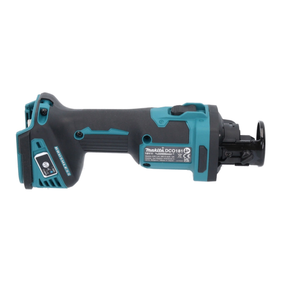 Makita DCO 181 RT Akku Rotationsschneider 18 V 32000 U/min Brushless + 2x Akku 5,0 Ah + Ladegerät - Toolbrothers