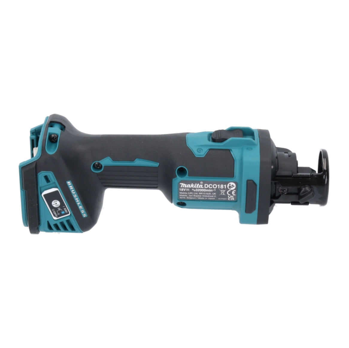 Makita DCO 181 RG Akku Rotationsschneider 18 V 32000 U/min Brushless + 2x Akku 6,0 Ah + Ladegerät - Toolbrothers