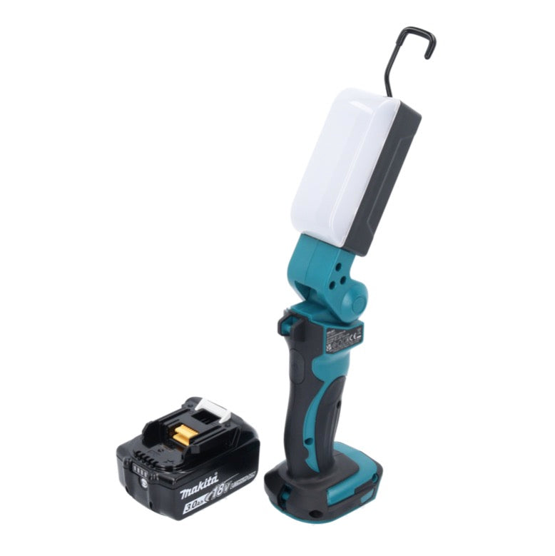 Makita DML 801 F1 X Lampe de travail LED sur batterie 18 V 240 lm + diffuseur + 1x batterie 3,0 Ah - sans chargeur