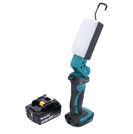 Makita DML 801 T1 X Lampe de travail LED sur batterie 18 V 240 lm + diffuseur + 1x batterie 5,0 Ah - sans chargeur