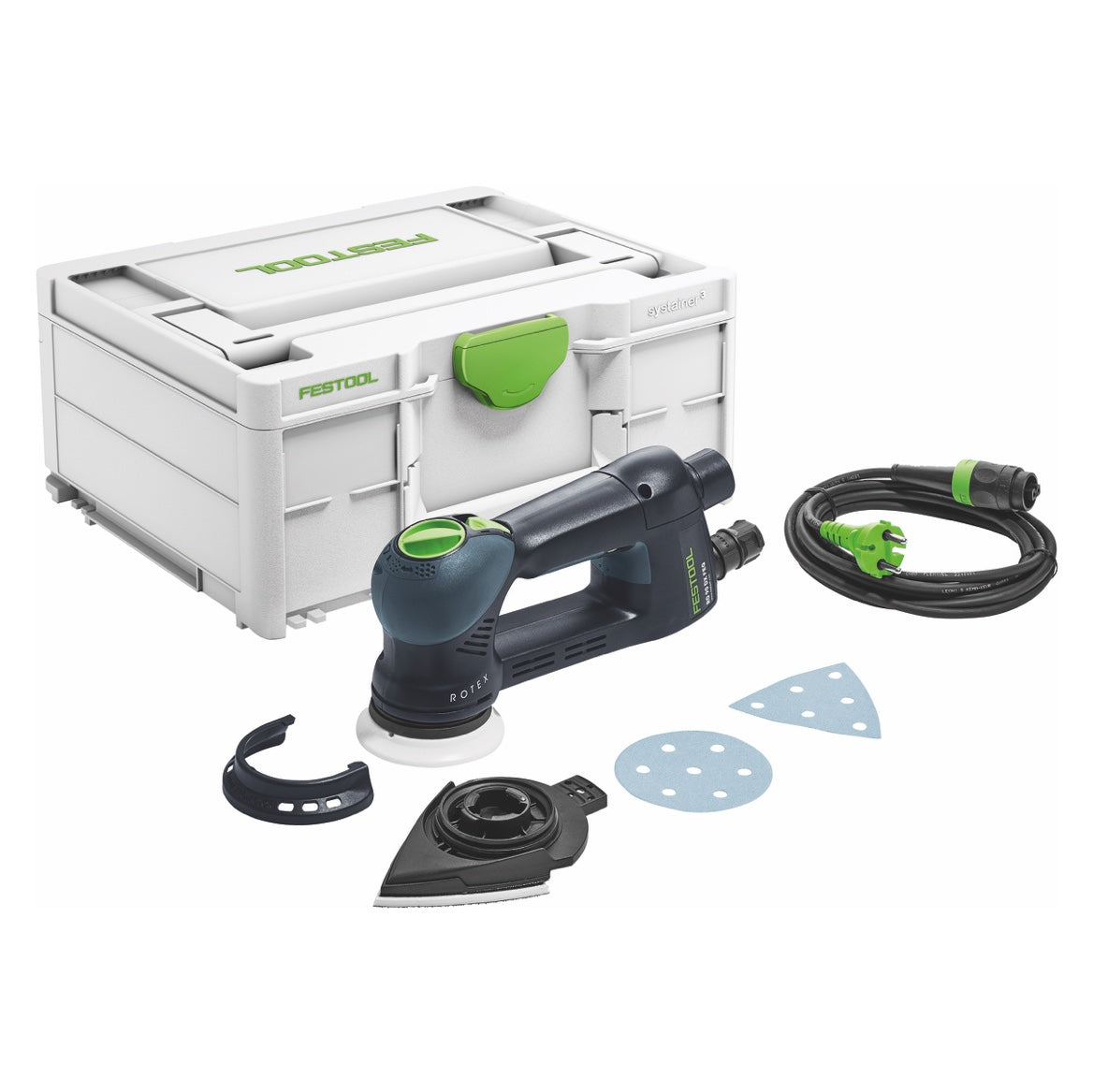 Festool Rotex RO 90 DX FEQ-Plus Getriebe Exzenterschleifer 400 W 90 mm ( 576259 ) + Systainer - Nachfolger von 571819 - Toolbrothers