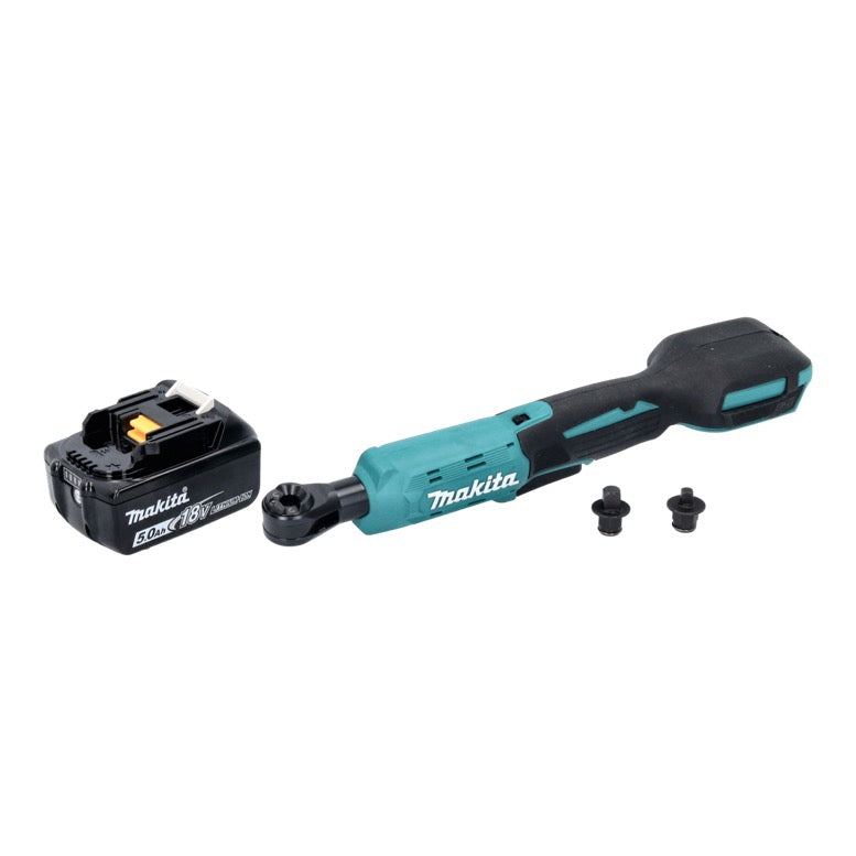 Makita DWR 180 T1 visseuse à cliquet sans fil 18 V 47,5 Nm 1/4" 3/8" + 1x batterie 5,0 Ah - sans chargeur