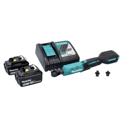 Visseuse à cliquet sans fil Makita DWR 180 RG 18 V 47,5 Nm 1/4" 3/8" + 2x batteries 6,0 Ah + chargeur