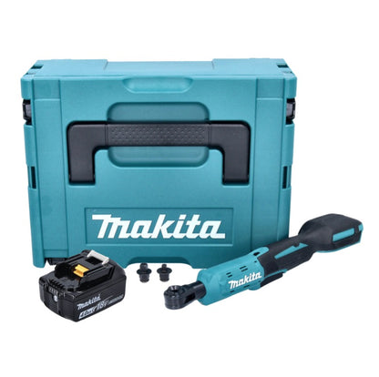 Makita DWR 180 M1J Akku Ratschenschrauber 18 V 47,5 Nm 1/4" 3/8" + 1x Akku 4,0 Ah + Makpac - ohne Ladegerät