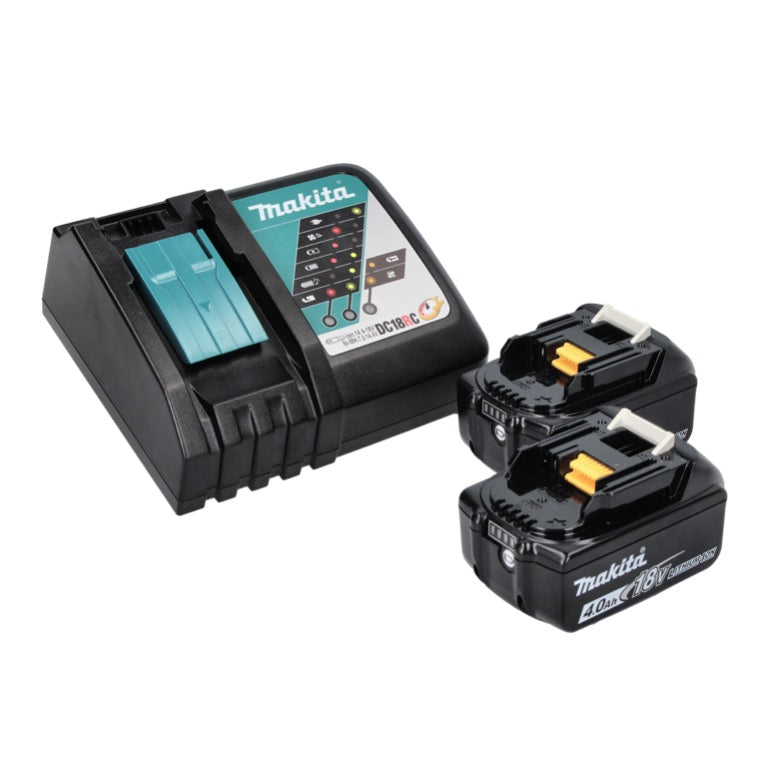 Makita DWR 180 RMJ tournevis à cliquet sur batterie 18 V 47,5 Nm 1/4" 3/8" + 2x batterie 4,0 Ah + chargeur + Makpac