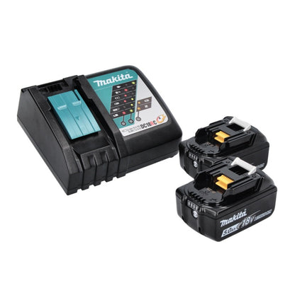 Visseuse à cliquet sans fil Makita DWR 180 RTJ 18 V 47,5 Nm 1/4" 3/8" + 2x batteries 5,0 Ah + chargeur + Makpac