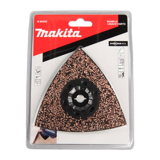 Makita MAM015 HM Deltaplatte 116 mm K20 Starlock Max 2 Stk. ( 2x B-66553 ) extra Long Life - Toolbrothers