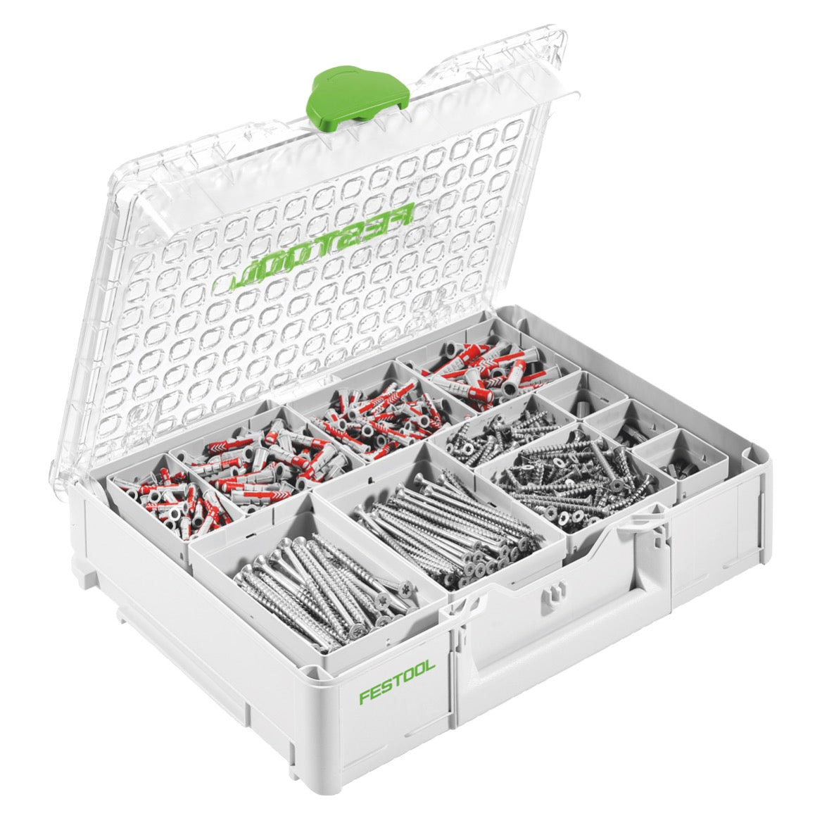 Festool SYS3 ORG M 89 SD Systainer Organizer ( 577353 ) + 650 tlg. SPAX und Fischer Sortiment - Toolbrothers