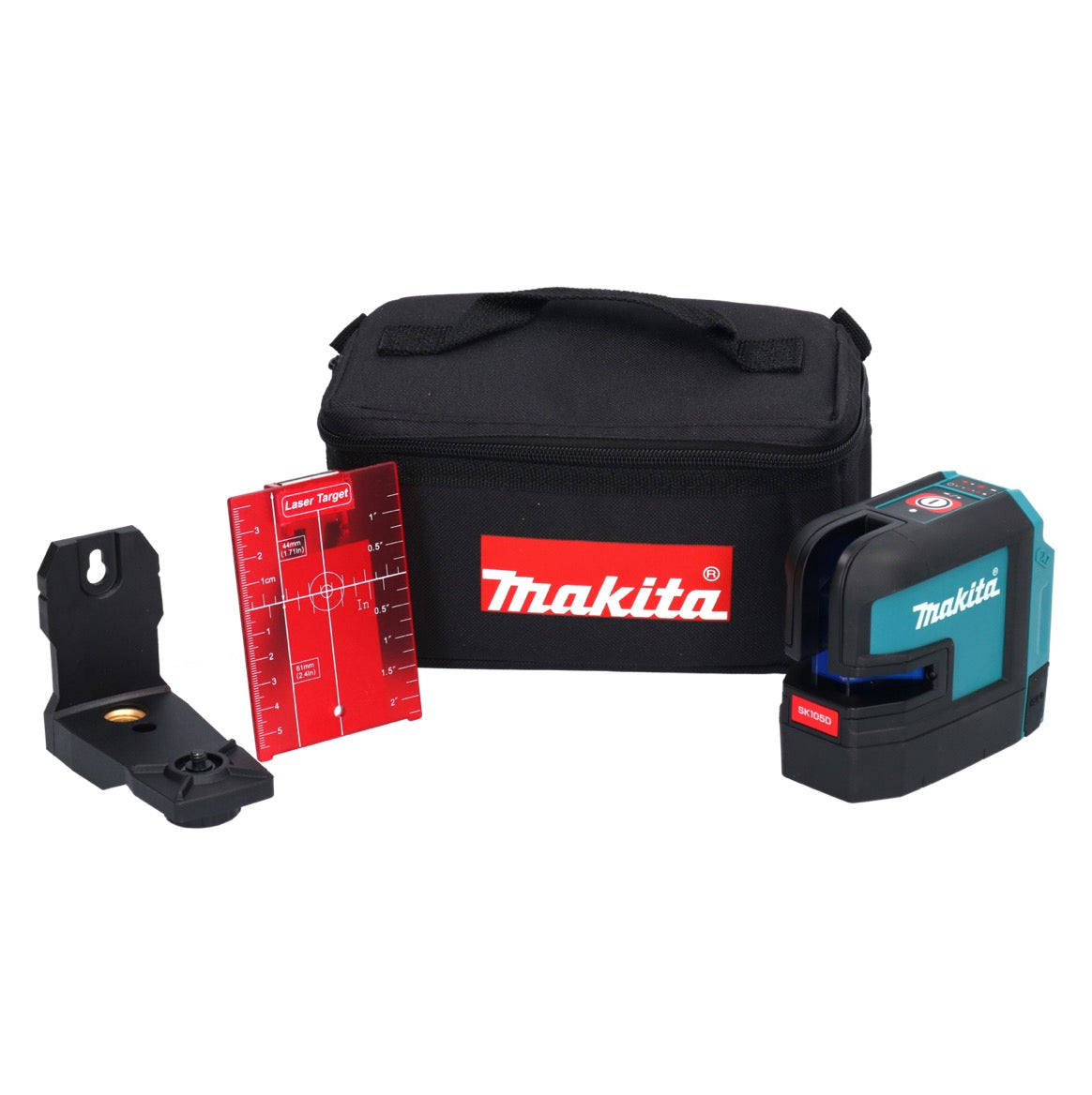 Makita SK 105 DZ laser en croix sur batterie 12 V max. 25 m rouge Solo - sans batterie, sans chargeur