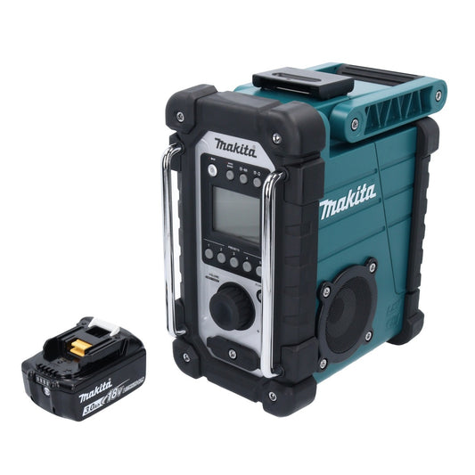 Makita DMR 107 F1 Radio de chantier à batterie 7,2 - 18 V + 1x batterie 3,0 Ah - sans chargeur