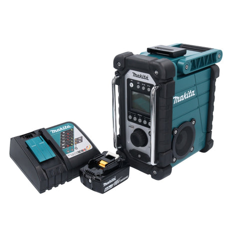 Makita DMR 107 RG1 radio de chantier à batterie 7,2 - 18 V + 1x batterie 6,0 Ah + chargeur