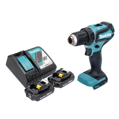 Makita DDF 485 RA perceuse-visseuse sans fil 18 V 50 Nm sans balai + 2x batteries 2,0 Ah + chargeur