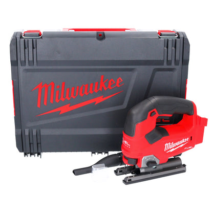 Scie sauteuse sur batterie Milwaukee M18 FJS-0X 18 V course 25 mm brushless (4933464726) + coffret HD - sans batterie, sans chargeur