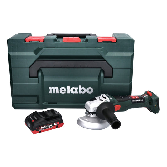 Metabo W 18 LT BL 11-125 Akku Winkelschleifer 18 V 125 mm Brushless + 1x Akku 4,0 Ah + metaBOX - ohne Ladegerät - Toolbrothers
