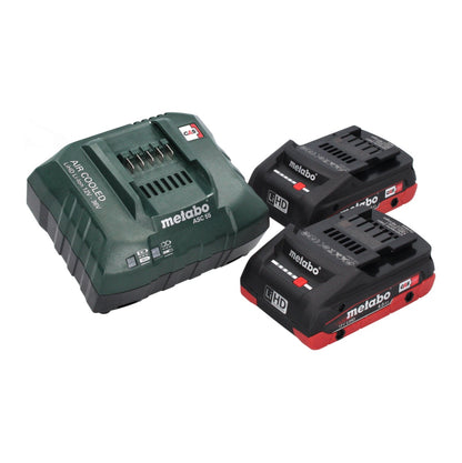 Metabo W 18 LT BL 11-125 Akku Winkelschleifer 18 V 125 mm Brushless + 2x Akku 4,0 Ah + Ladegerät + metaBOX - Toolbrothers