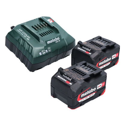 Meuleuse d'angle sur batterie Metabo W 18 LT BL 11-125 18 V 125 mm (613052510) sans balais + 2x batterie 4,0 Ah + chargeur + métaBOX