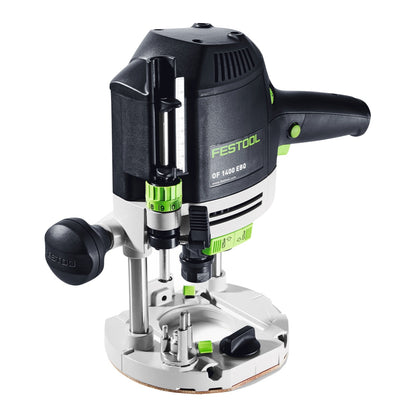 Festool OF 1400 EBQ-Plus + Box-OF-S Oberfräse 1400 W 6 - 12,7 mm ( 576540 ) + 10 tlg. Fräser Set + Systainer - Toolbrothers