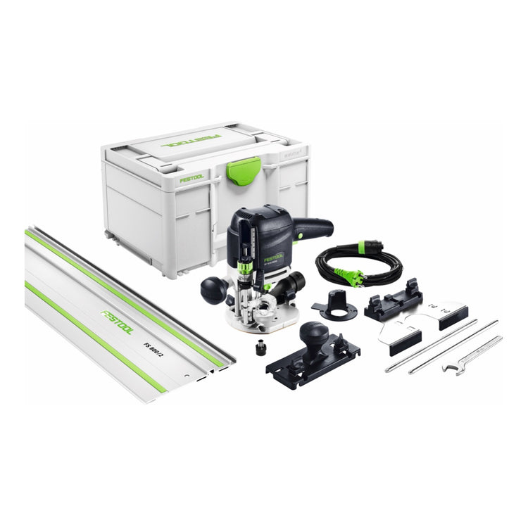 Festool OF 1010 REBQ-Set Oberfräse 1010 W 55 mm Hub ( 577168 ) + Führungsschiene + Systainer - Toolbrothers